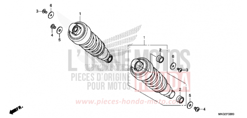 KISSEN, HINTEN CMX500A2L de 2020